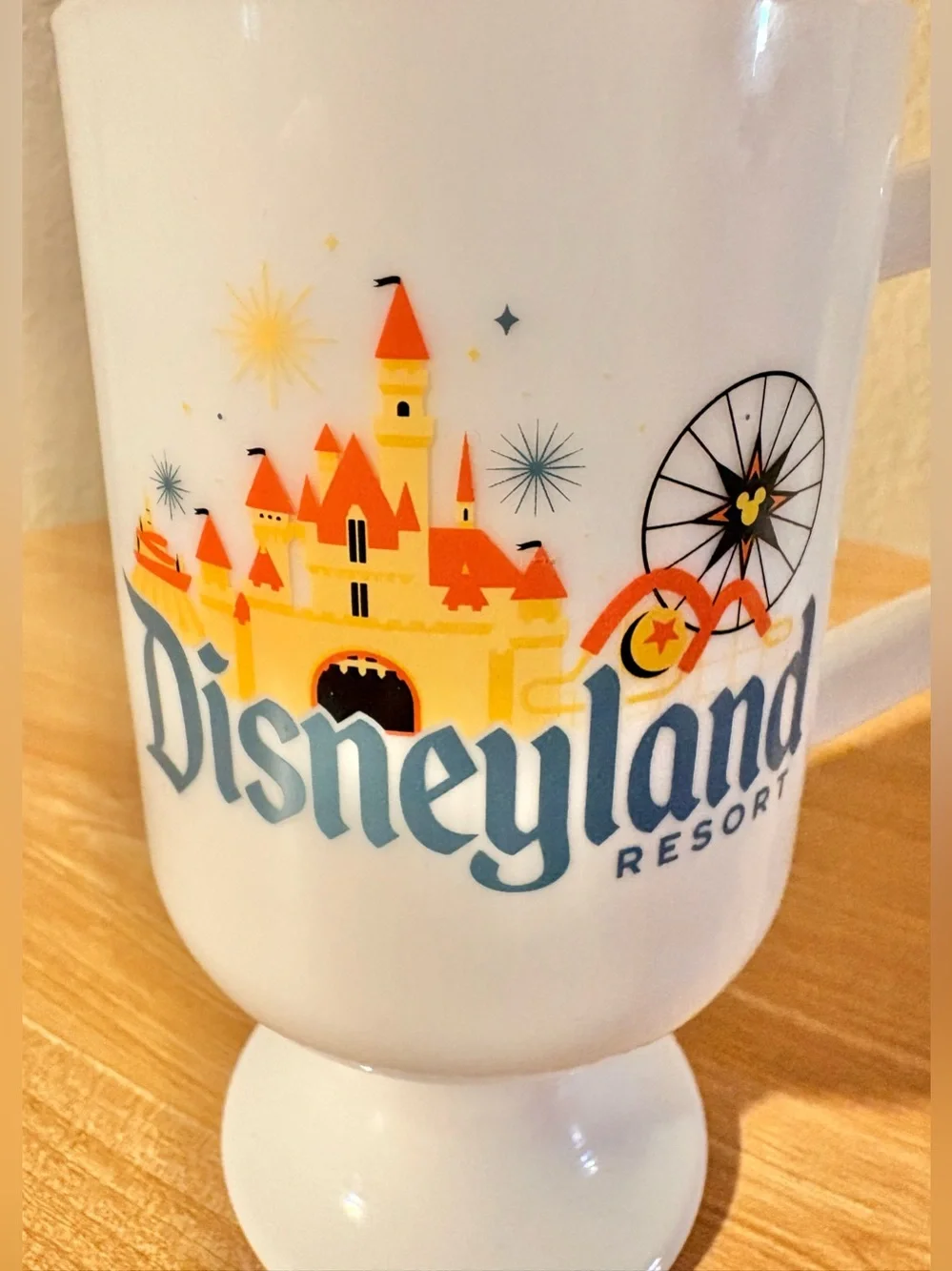 Disney Parks Disneyland Resort Park Castle Icons 2023 Tall Ceramic Mug Cup NEW